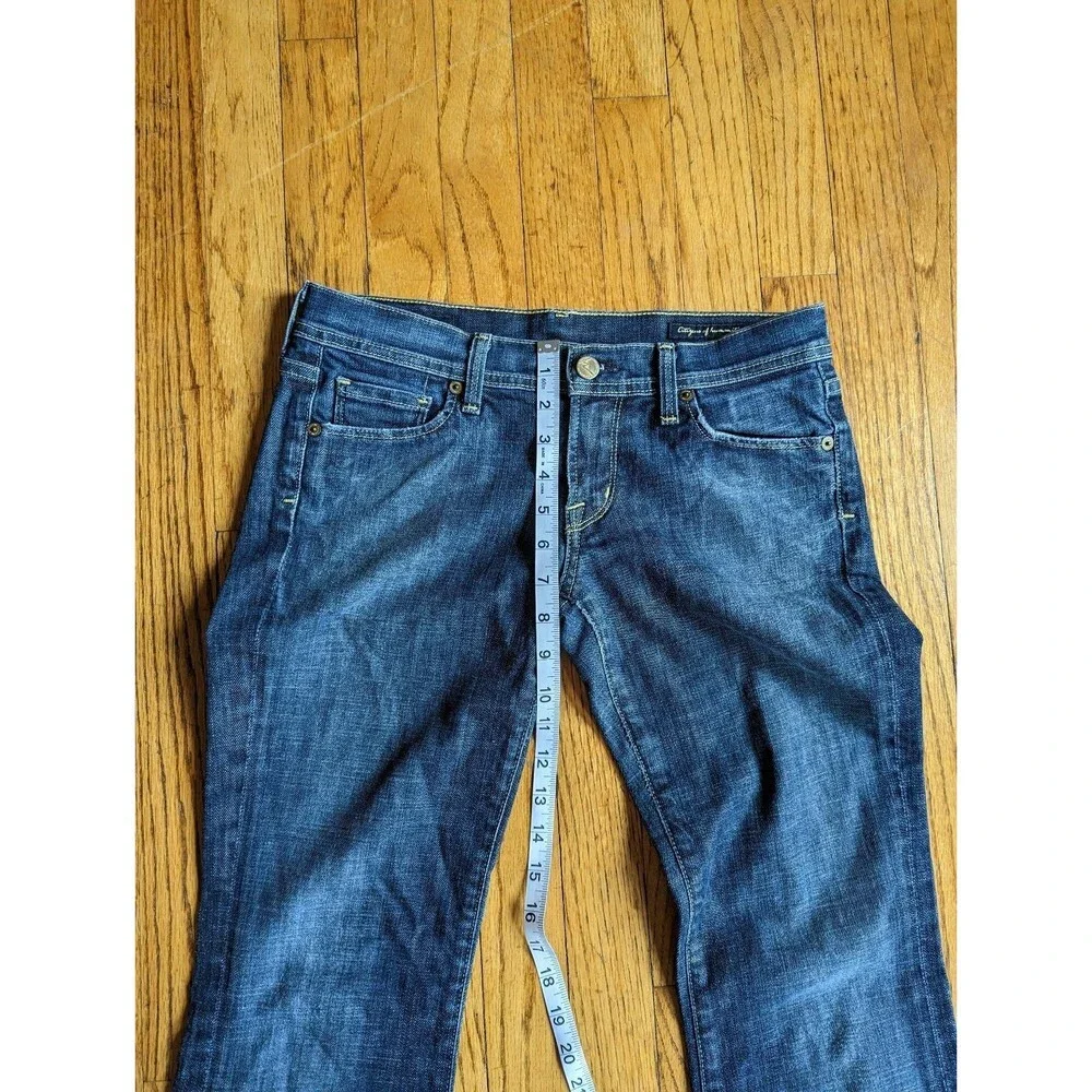 Citizens of Humanity Y2K Boho Size 27 Ingrid #002 Low Rise Flare Blue Jeans - Picture 6 of 9